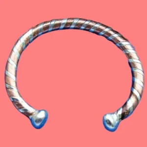 Bracelet Africain deux métaux (cuivre-argent)