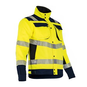 Blouson haute visibilité de travail bicolore multipoche LMA