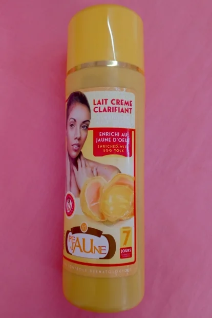 Lait crème clarifiant PEAU JAUNE au jaune d’œuf 7 jours – Image 2