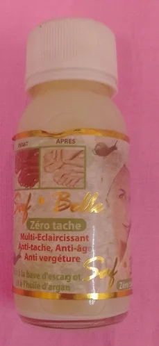 Multi-éclaircissant anti-âge anti-tâche anti-vergéture à la bave d’escargot SAF BELLE