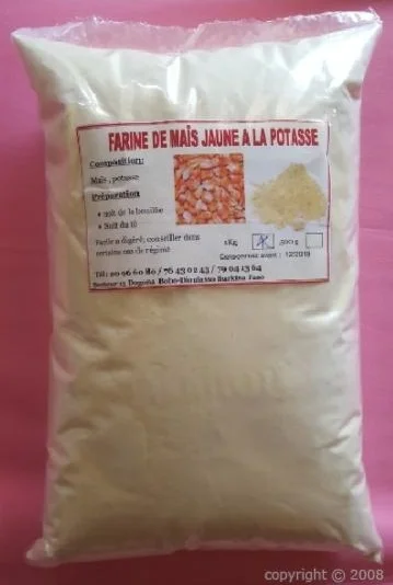 Farine de maïs jaune à La potasse UTL – Image 2