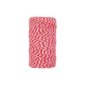 Ficelle bicolore rouge