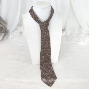Belle cravate vintage Francesco Di Roma 100% soie Made in Italy