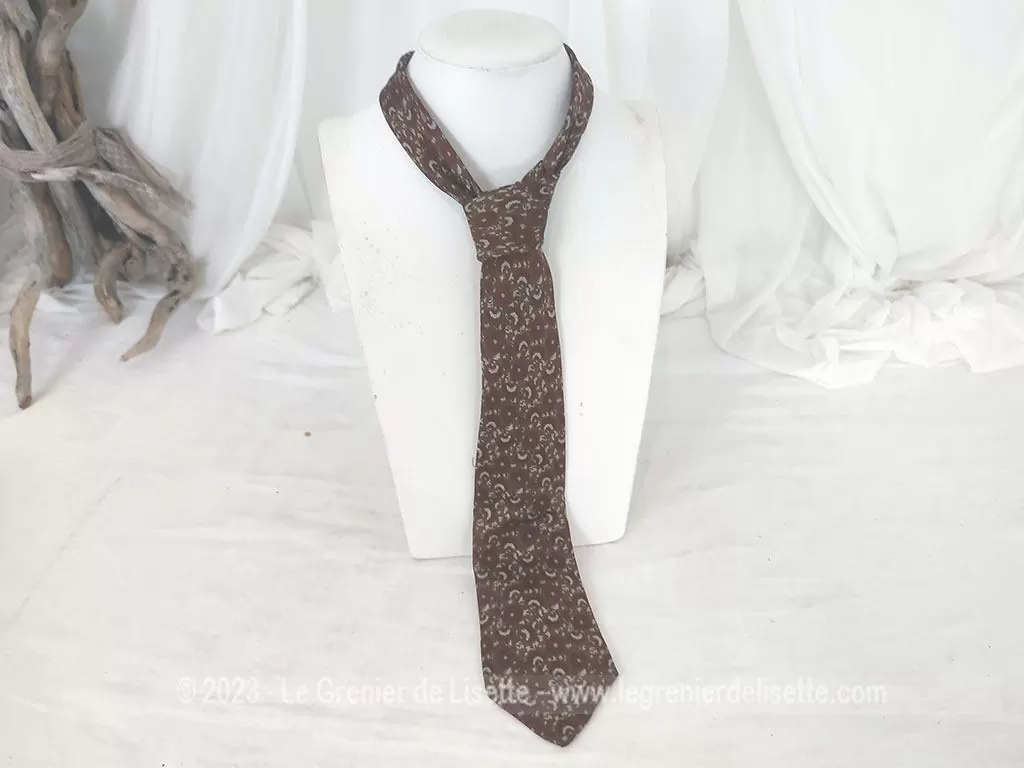 Belle cravate vintage Francesco Di Roma 100% soie Made in Italy – Image 2