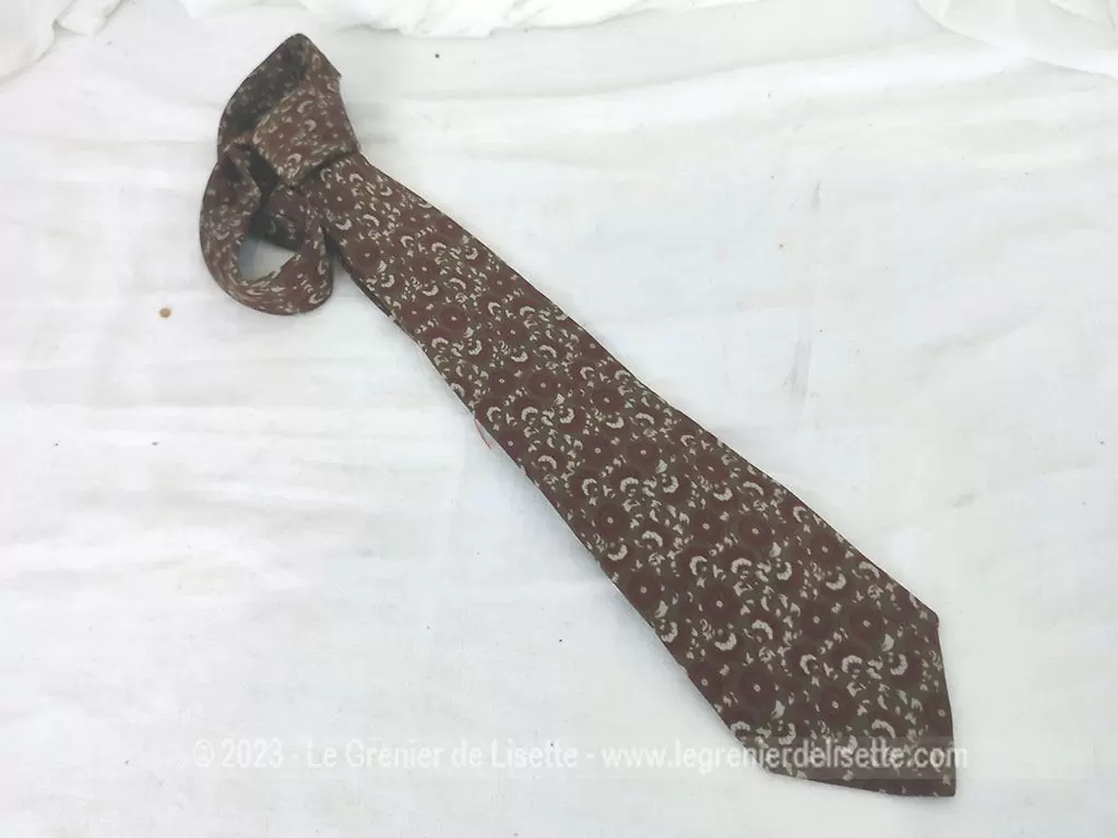 Belle cravate vintage Francesco Di Roma 100% soie Made in Italy – Image 7