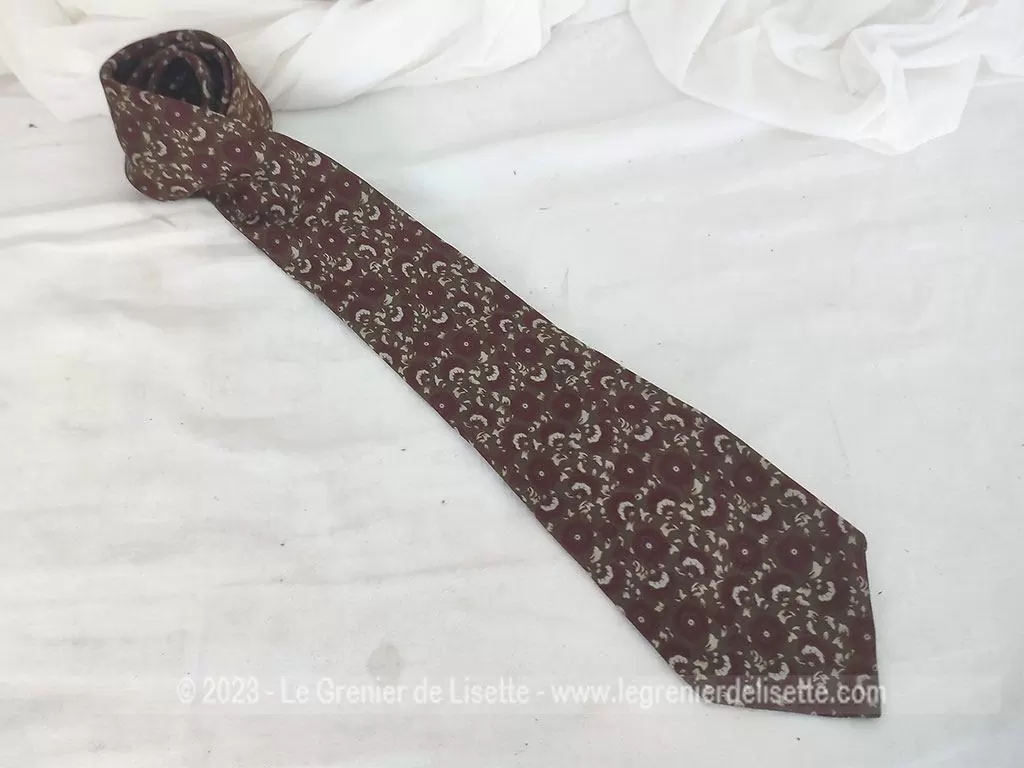 Belle cravate vintage Francesco Di Roma 100% soie Made in Italy – Image 4