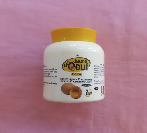 Crème traitante et clarifiante JAUNE D’OEUF extra fort 7 jours