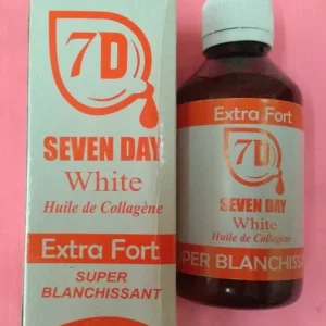 Huile de collagène éclaircissant  SEVEN DAY WHITE extra fort super blanchissant