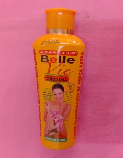 Lait clarifiant extra-fort BELLE VIE aux extrait de curcuma anti fards, anti quintos, anti rides et anti tâches – Image 2
