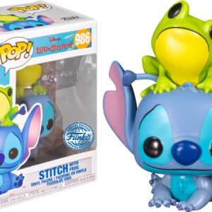 Funko POP! Disney Lilo et Stitch – Stitch with Frog Edition Limitée
